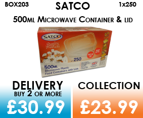 satco 500ml container and lids